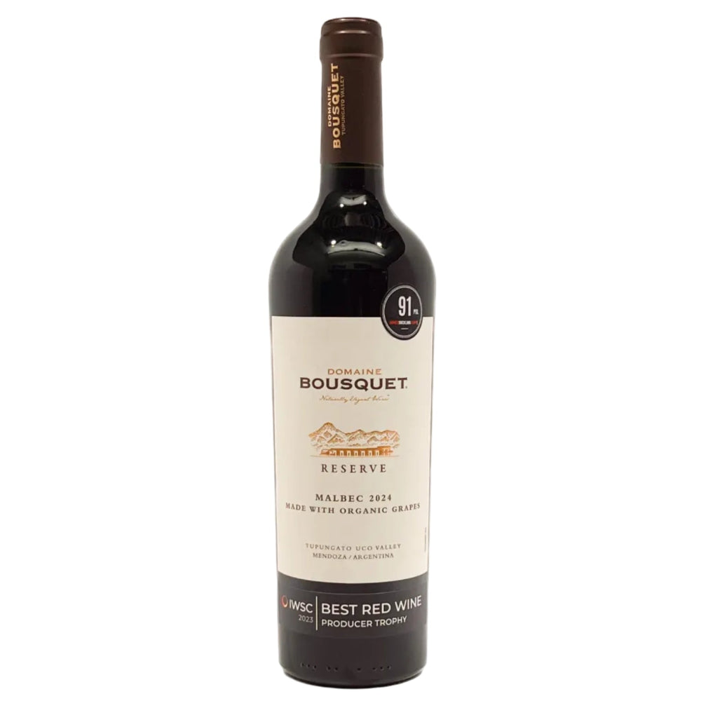 Domaine Bousquet Malbec Reserve (organic) — Argentina, Mendoza, 2024–2025